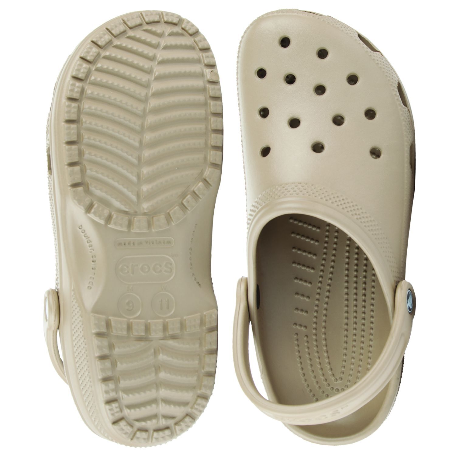 beige crocs mens