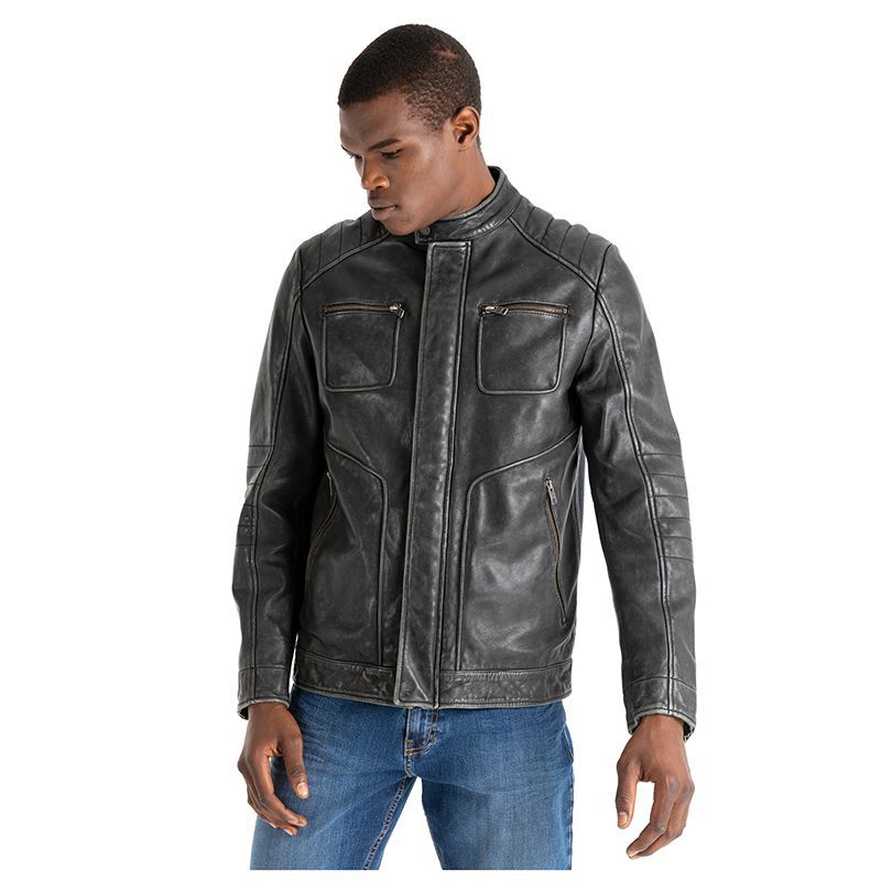 tyson leather biker jacket