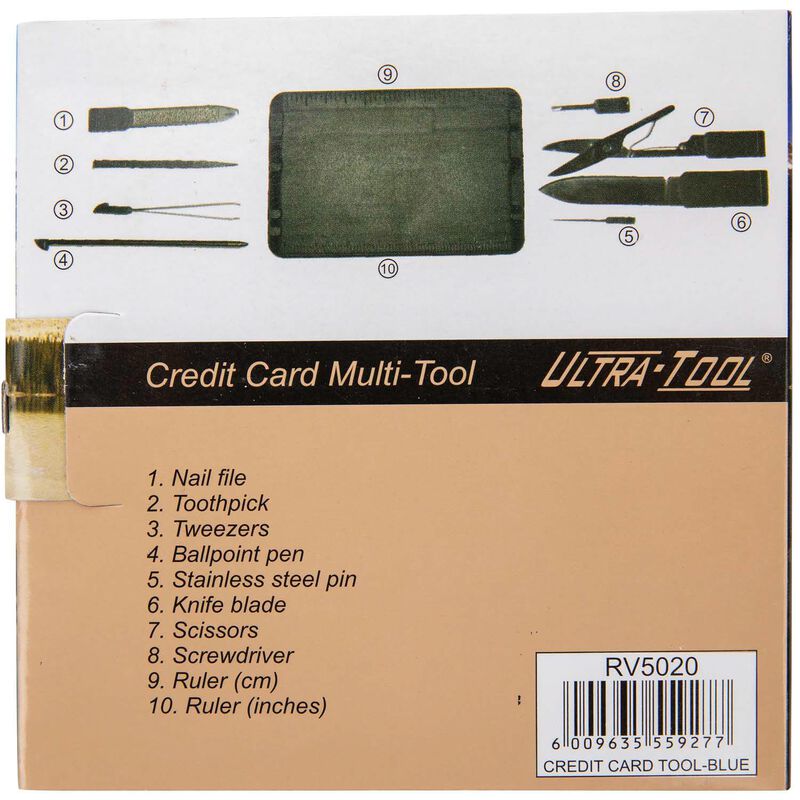 Ultra Tool Credit Card Multi Tool