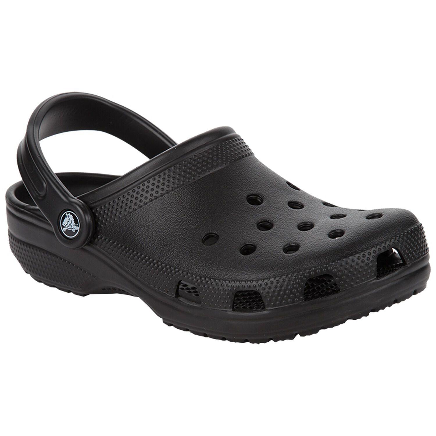 mens black classic crocs