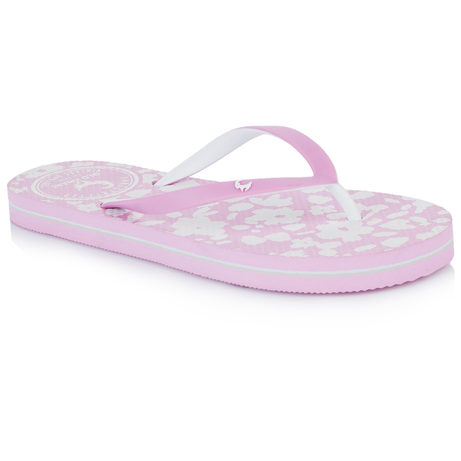 old khaki flip flops